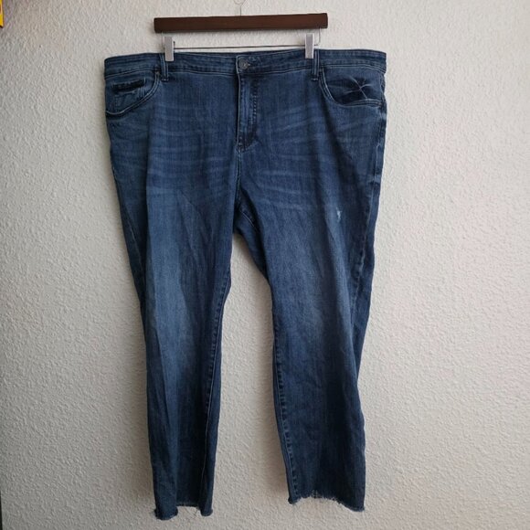 Kut From The Kloth Reese Ankle Straight Leg Jeans Women's Plus Size 22W - Picture 1 of 7